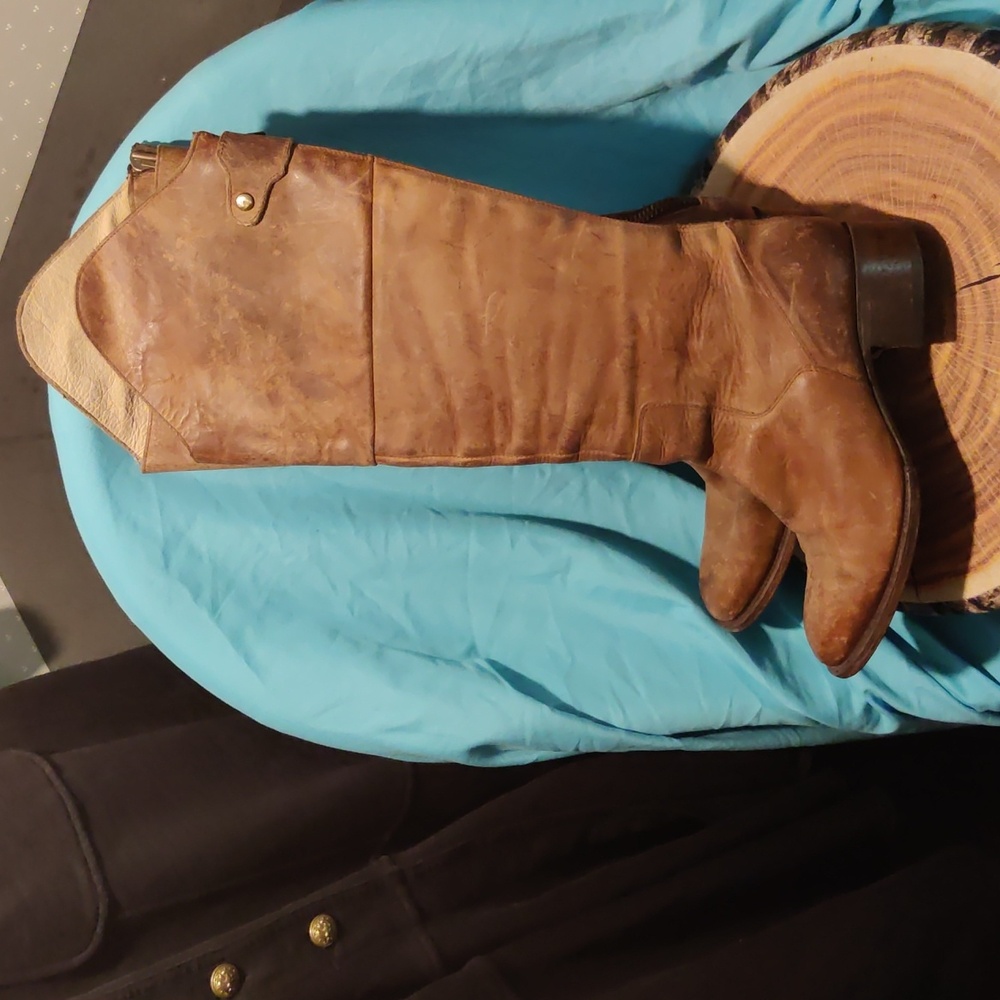 Freebird by Steven Stabl Tall Brown Boots W8 - Picture 7 of 11